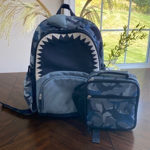 Pottery Barn Backpack and Lunch Box Set